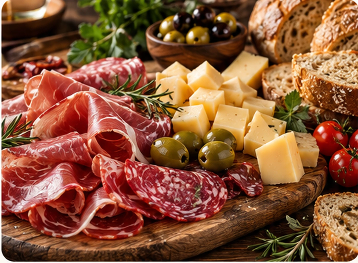 Picada con quesos y fiambres de Distribuidora Fátima